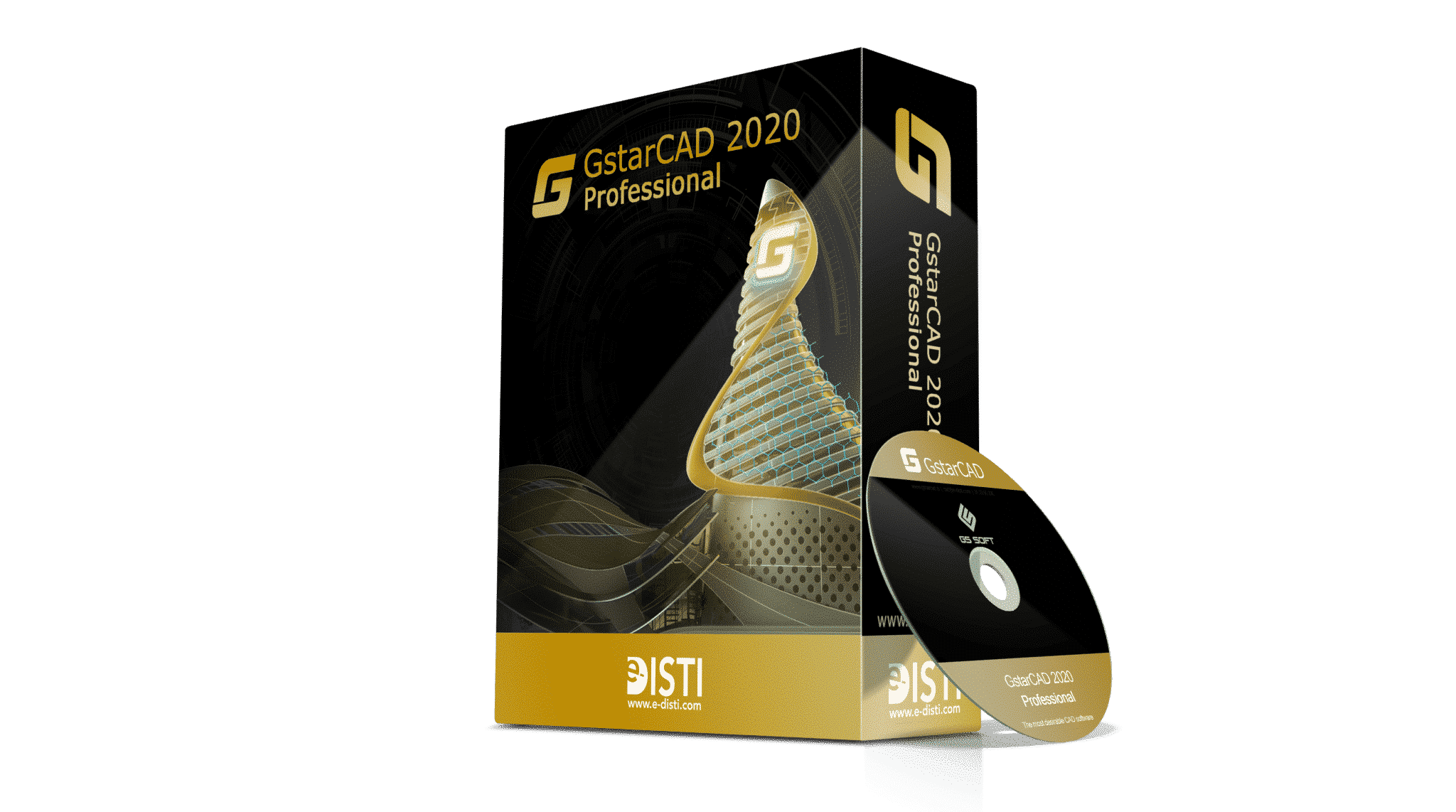 GstarCAD professional CD box E disti