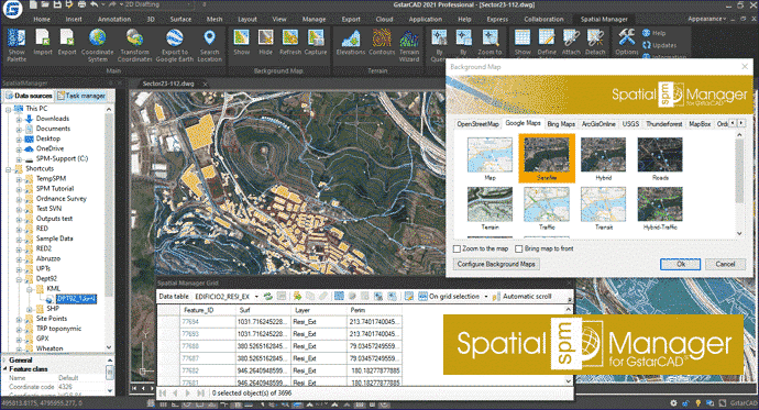 Iskanje Lokacije V Gstarcad-U S Pomočjo Spatial Manager Aplikacije