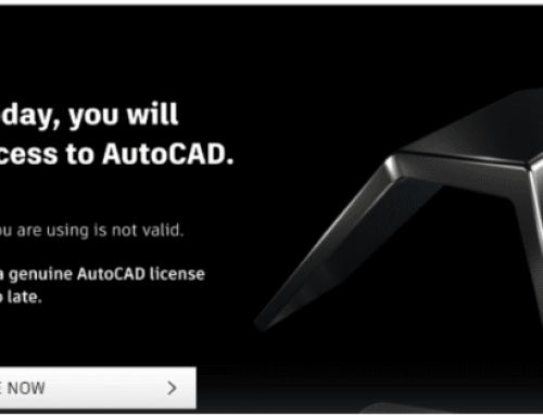 “The license you’re using is not valid” pri uporabi AutoCAD programa