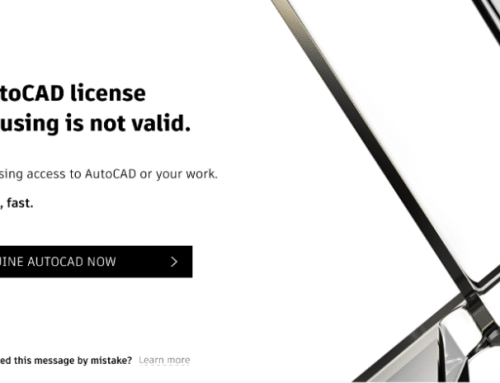‘Your AutoCAD license is not valid’ – Kaj narediti?